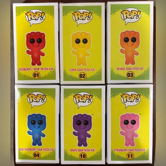 FUNKO POP SOUR PATCH KIDS LOT OF 6 NEW IN BOX